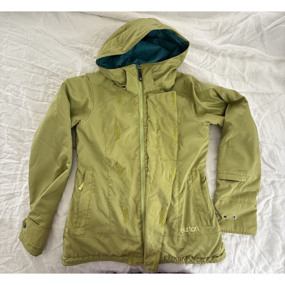 Burton Dryride Cool Flavors Junior Jacket L Medium Green Insulated Hooded - Picture 13 of 16